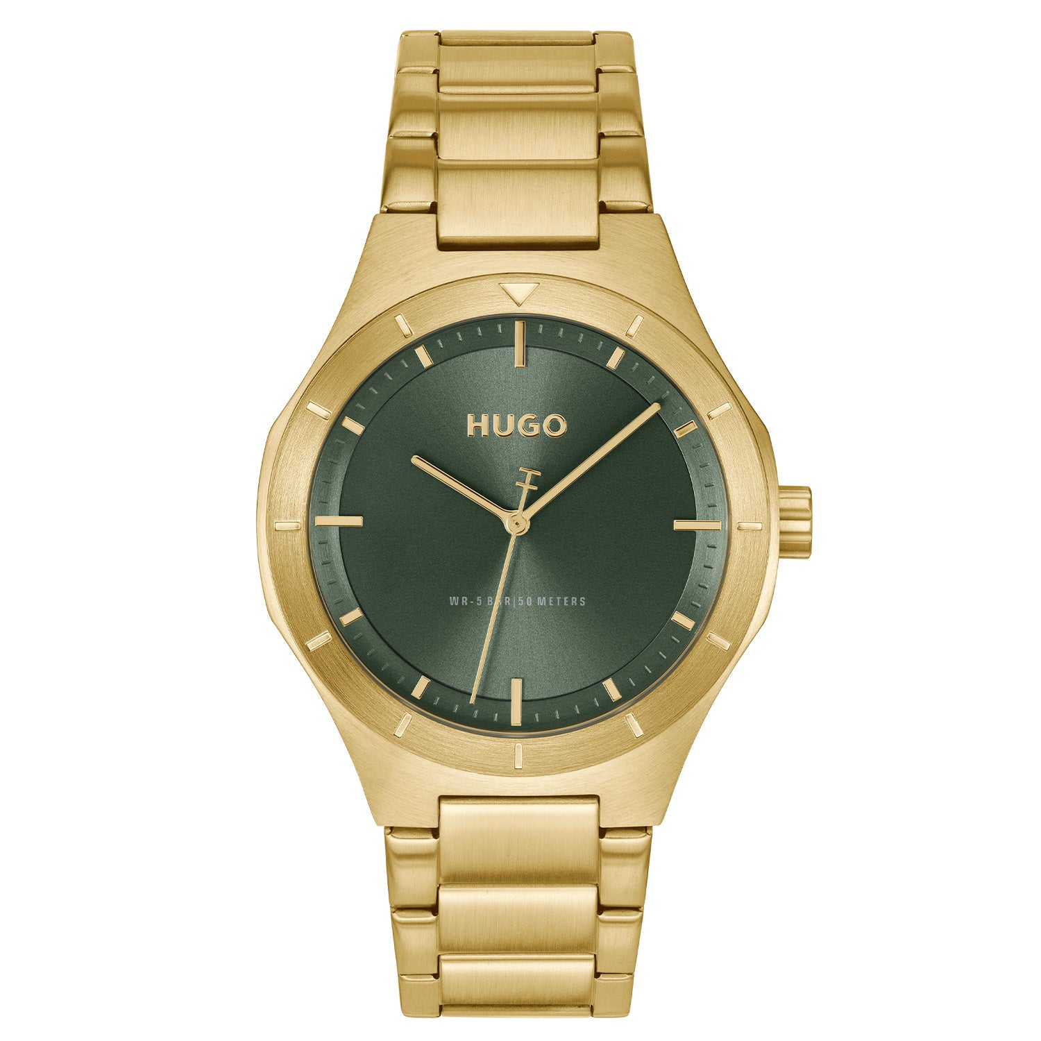 Hugo Boss Heren Horloge HU1530449 42 mm Goudkleurig