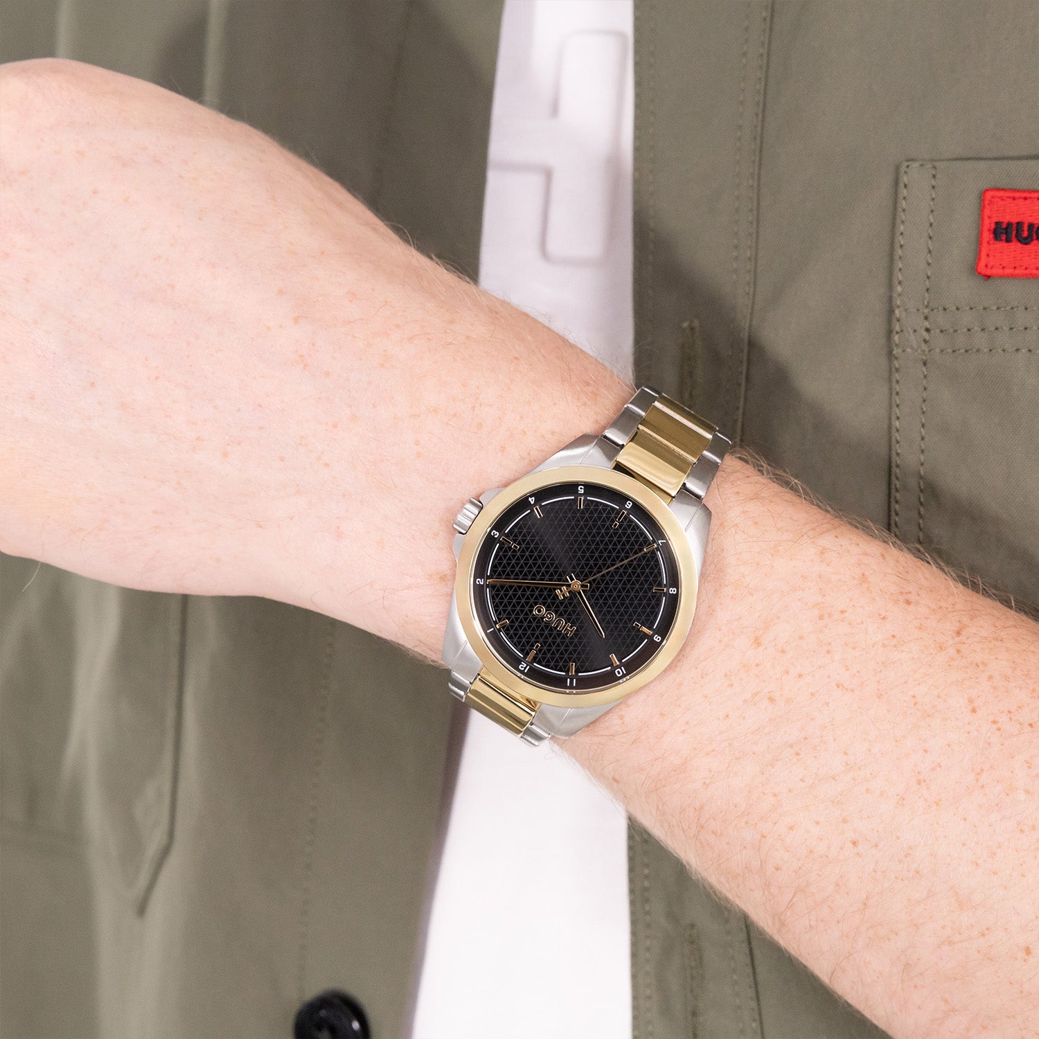Hugo Boss Heren Horloge HU1530452 41 mm Zilverkleurig