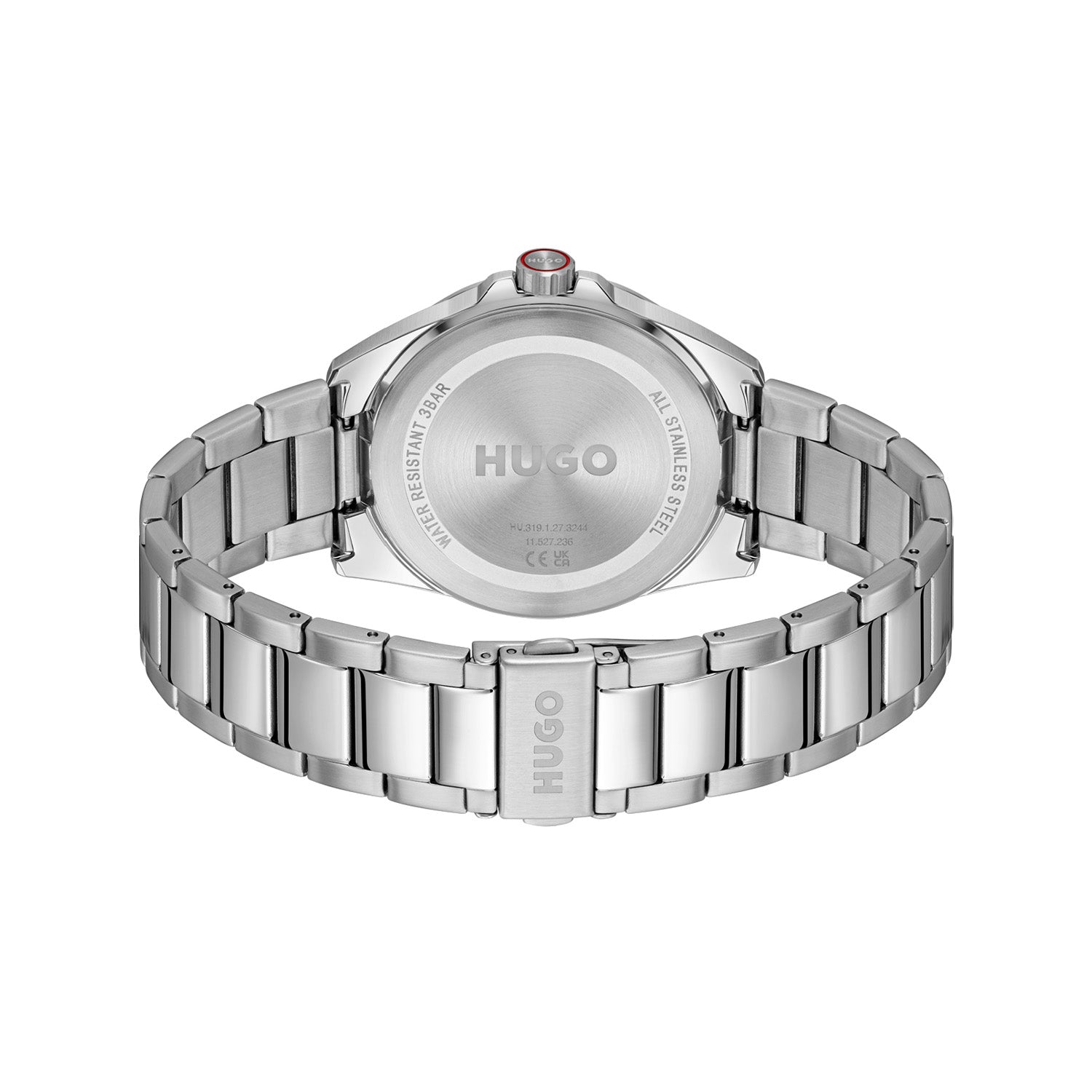 Hugo Boss Heren Horloge HU1530453 41 mm Zilverkleurig