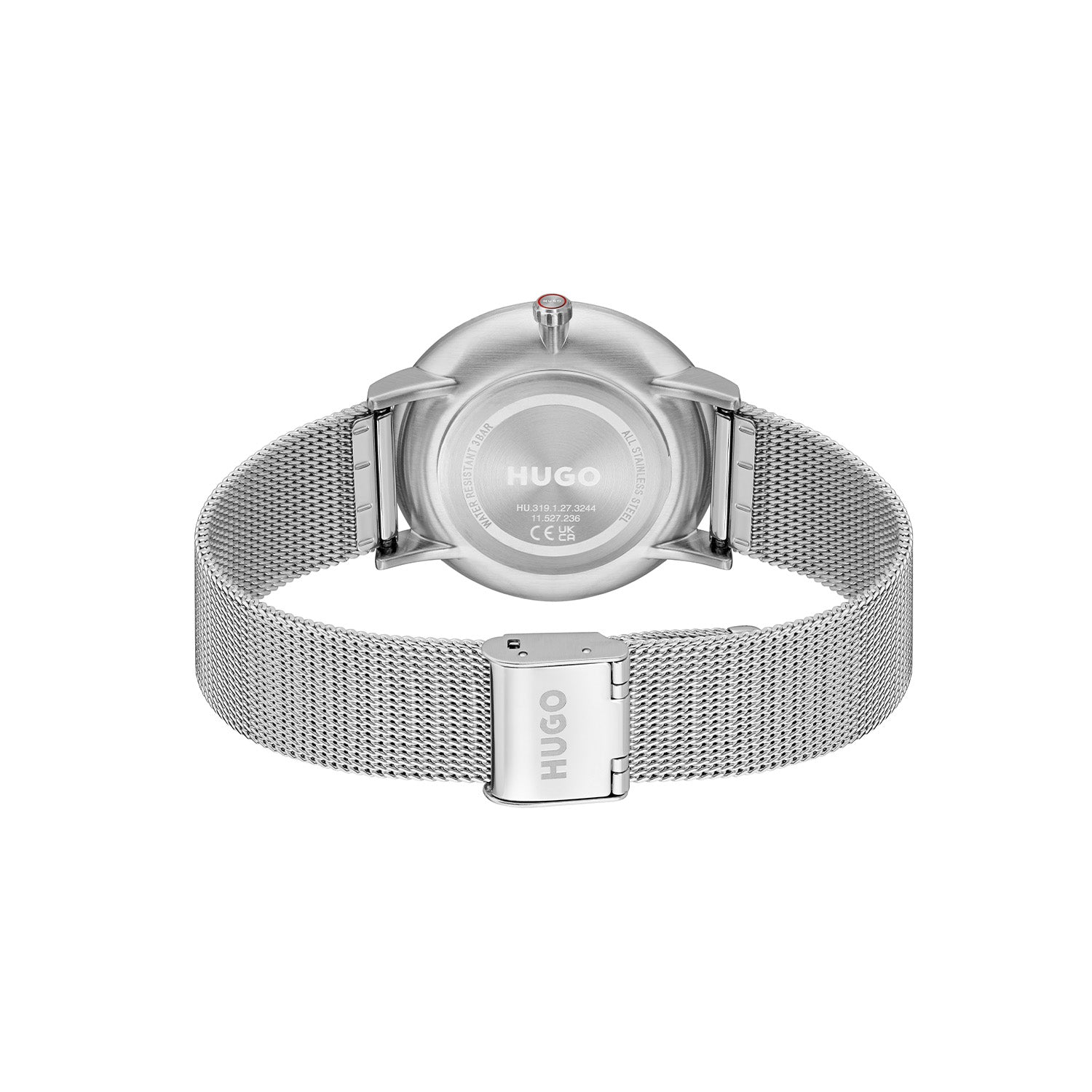 Hugo Boss Heren Horloge HU1530455 40 mm Zilverkleurig