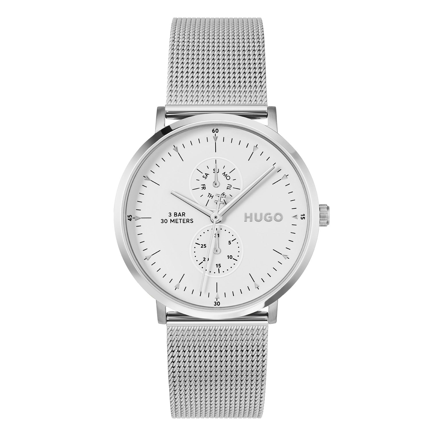 Hugo Boss Heren Horloge HU1530456 40 mm Zilverkleurig