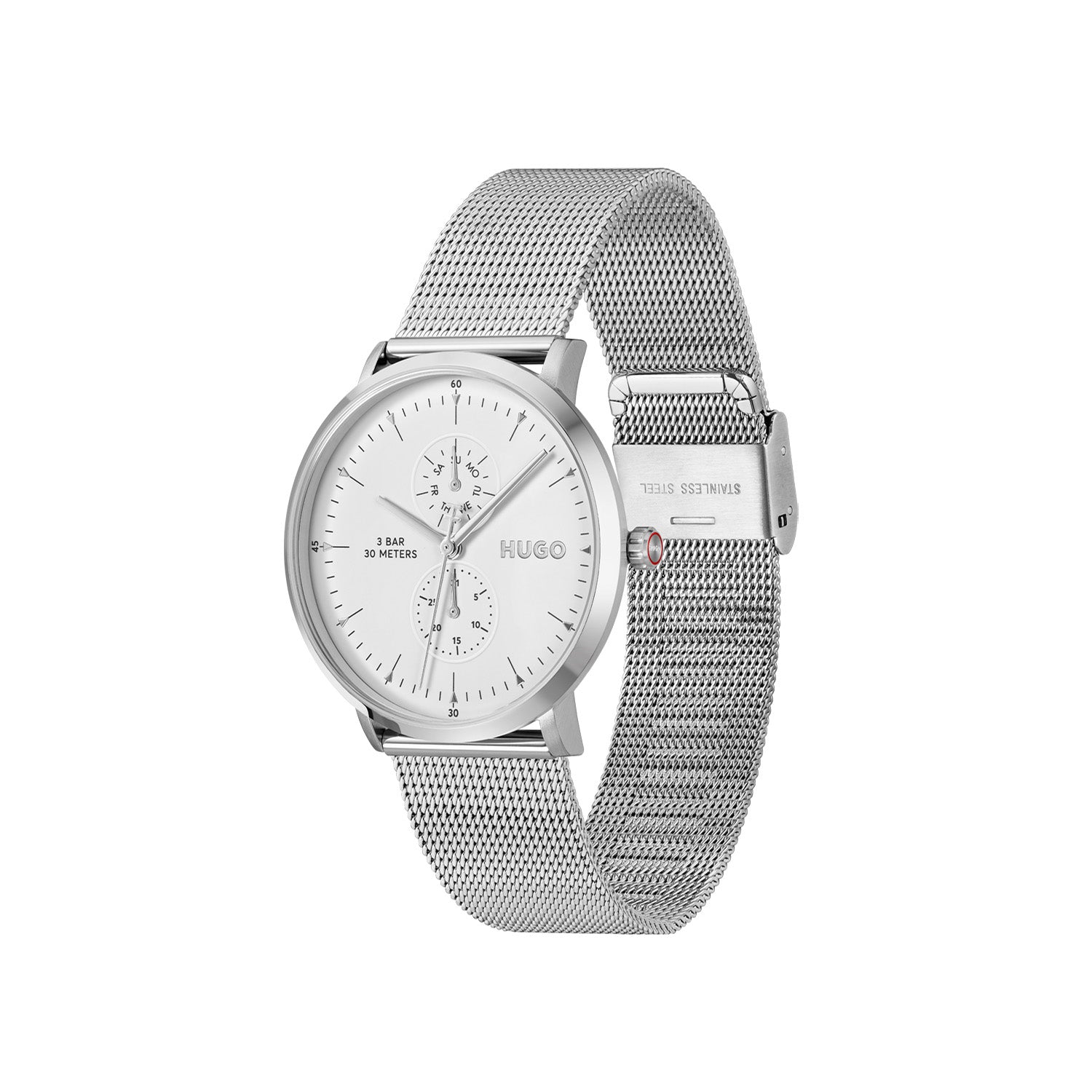 Hugo Boss Heren Horloge HU1530456 40 mm Zilverkleurig
