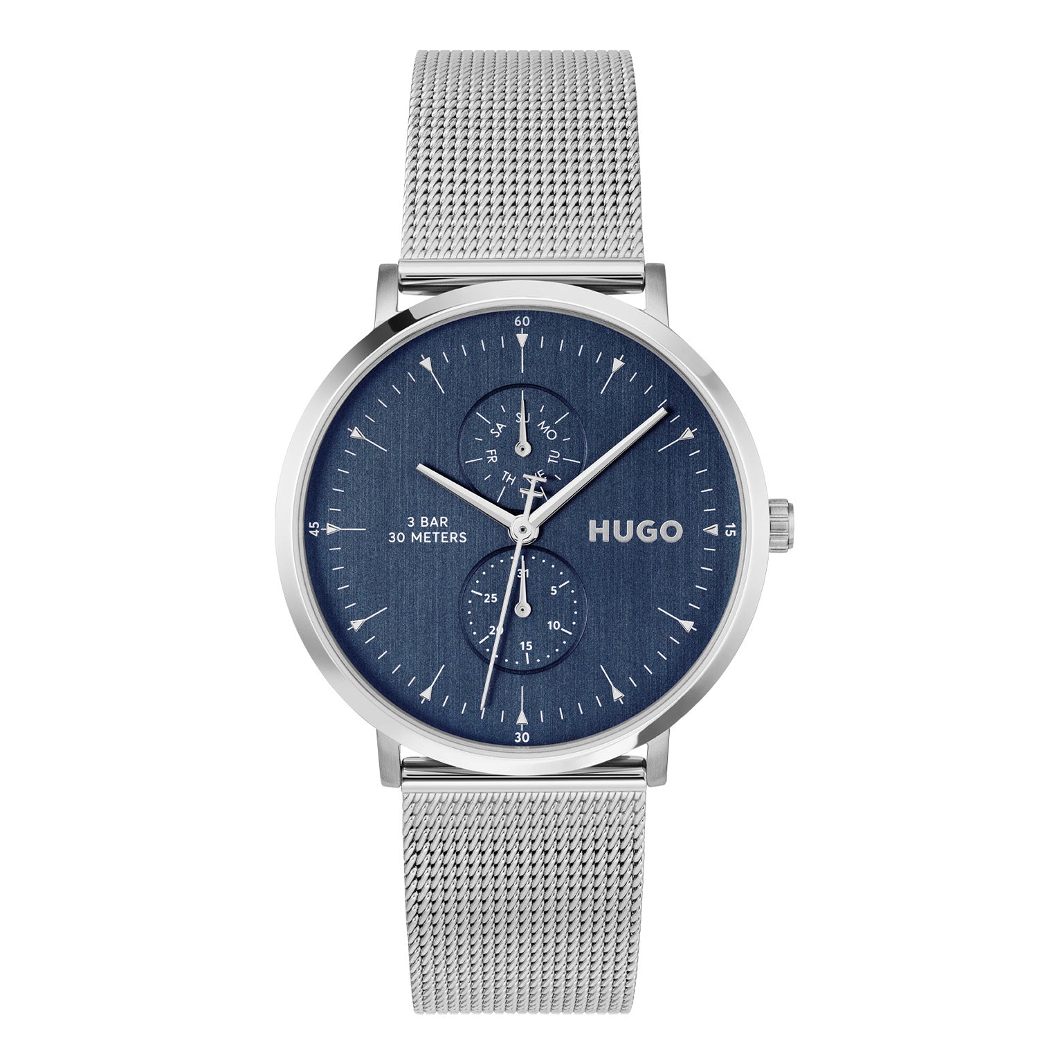 Hugo Boss Heren Horloge HU1530457 40 mm Zilverkleurig