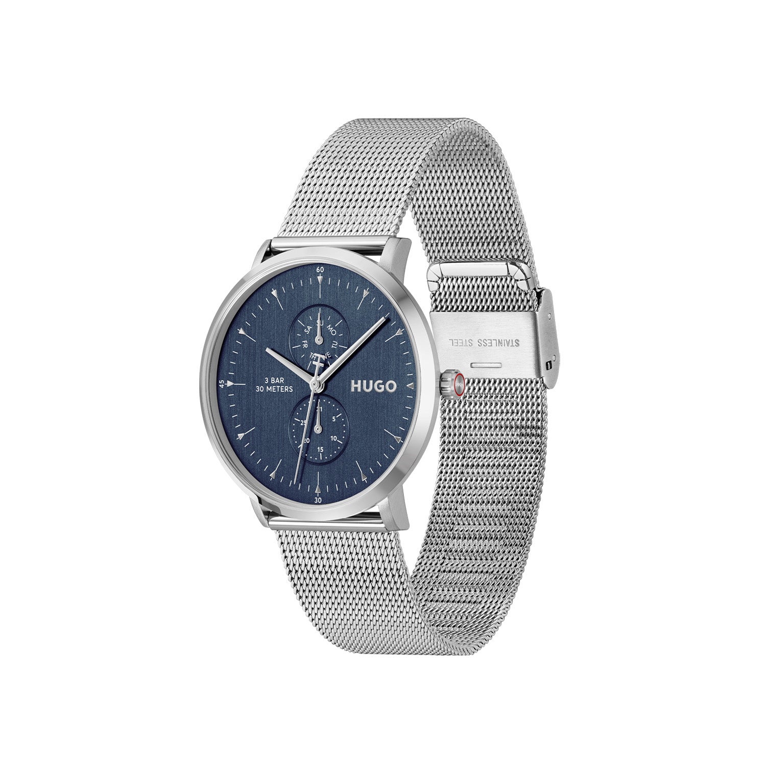 Hugo Boss Heren Horloge HU1530457 40 mm Zilverkleurig