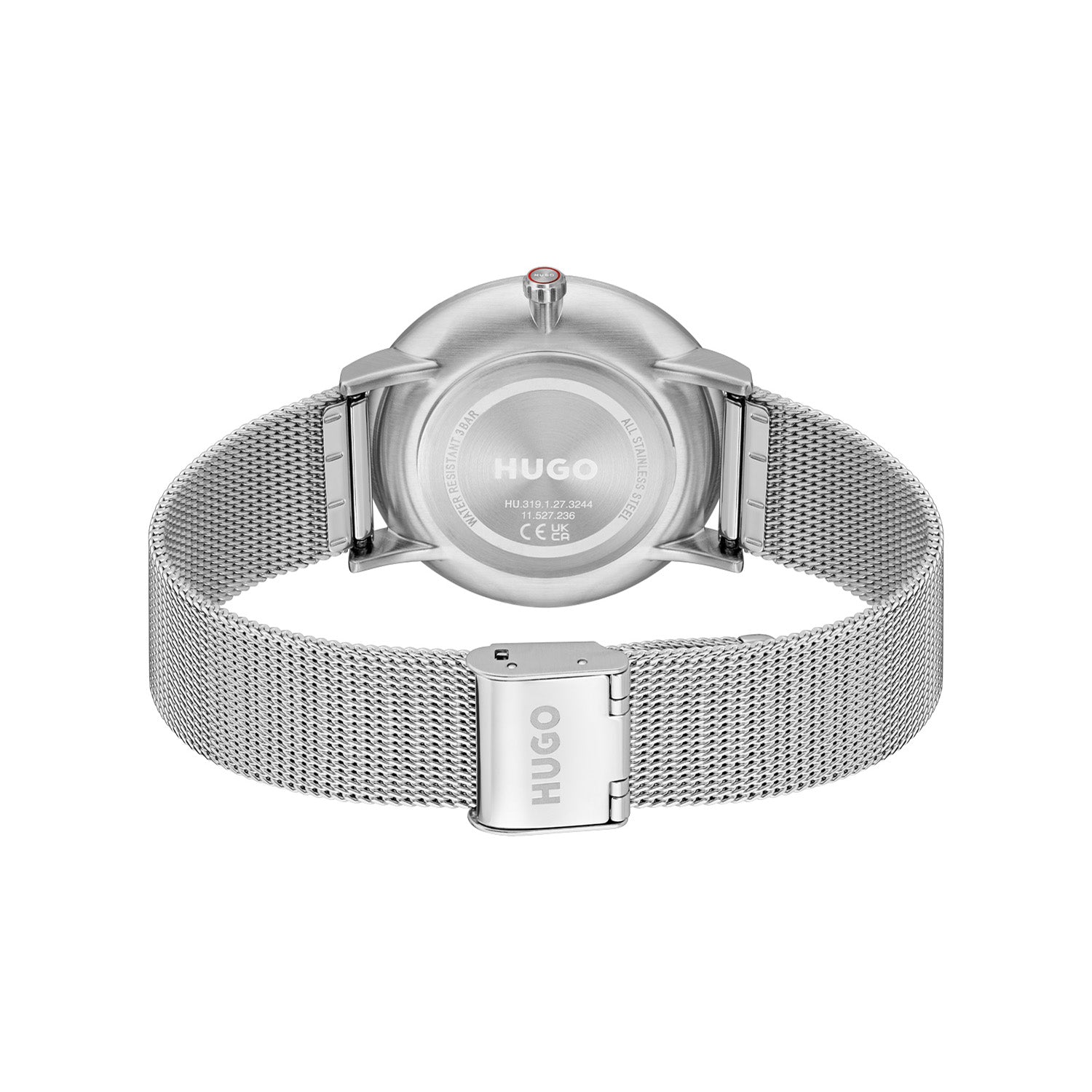 Hugo Boss Heren Horloge HU1530457 40 mm Zilverkleurig