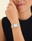 Rosefield horloge HWDSG-H03 Heirloom White Dial Duotone - PansiteNederland.nl