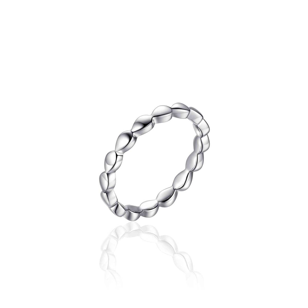 Gisser Ring Zilver Gerhodineerd – I01R001