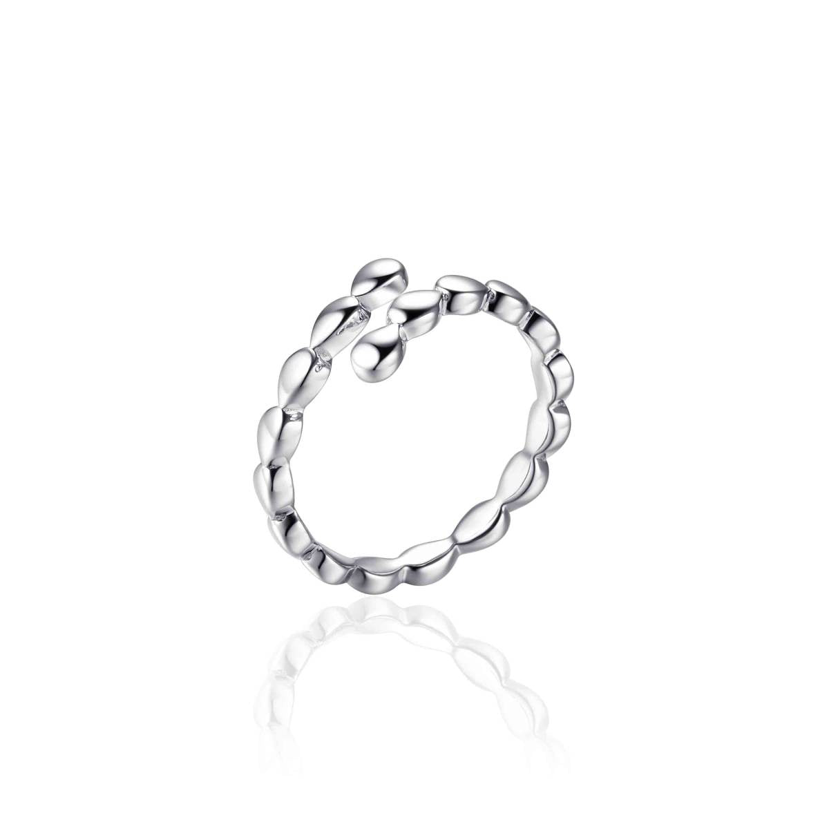 Gisser Ring Zilver Gerhodineerd – I01R002