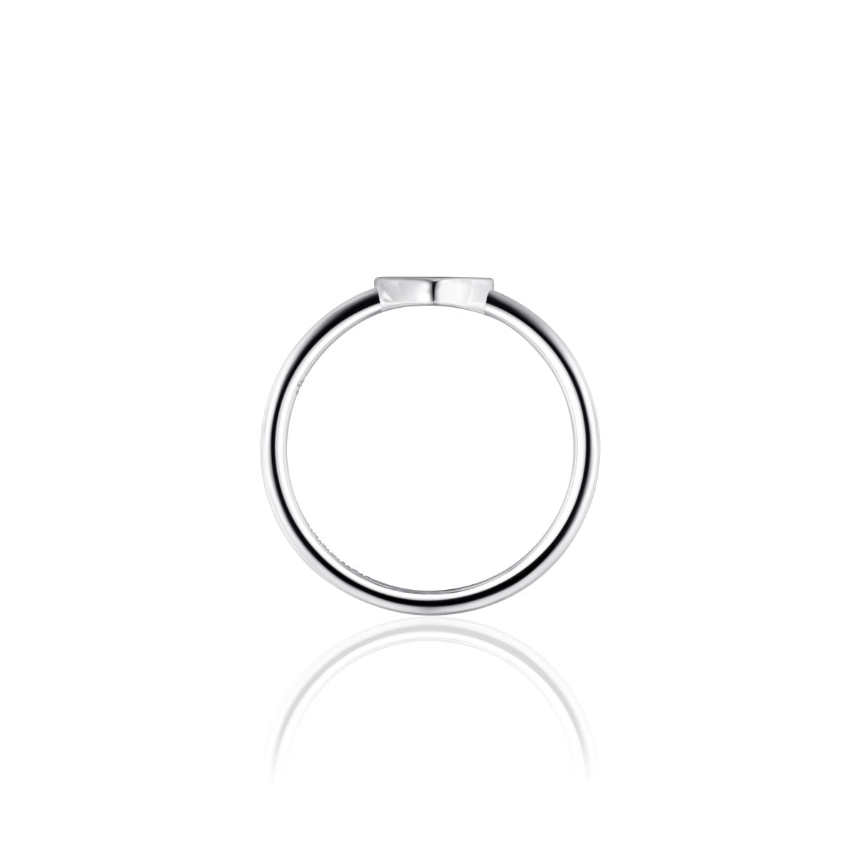 Gisser Ring Zilver Gerhodineerd Zirkonia Wit – I05R007 – foto 4