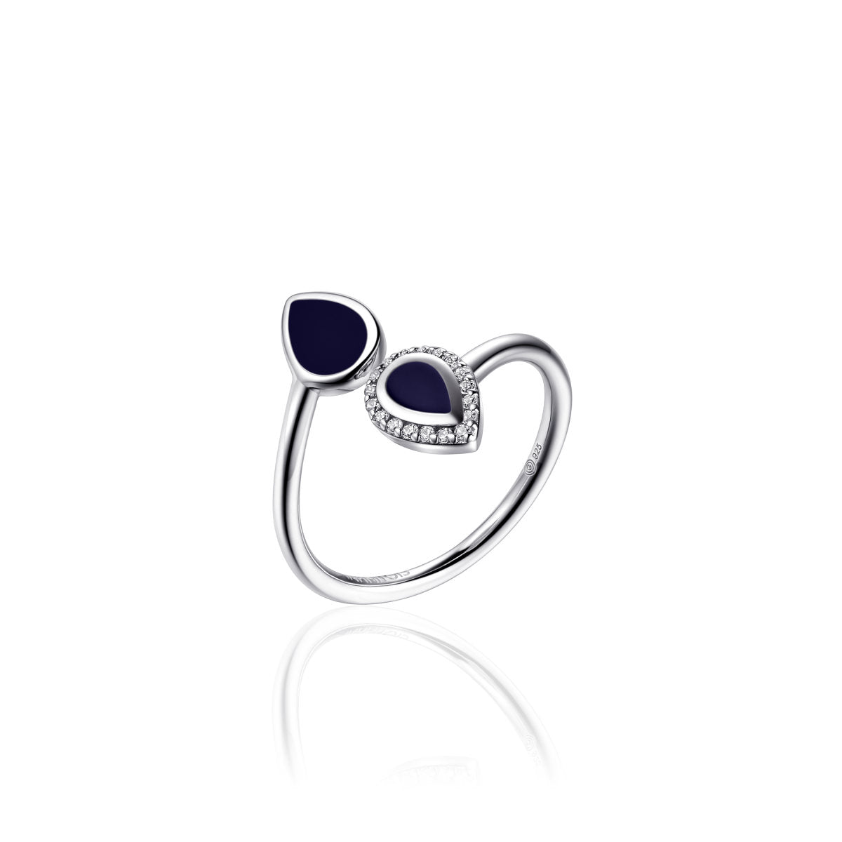 Gisser Ring Zilver Gerhodineerd – I05R009