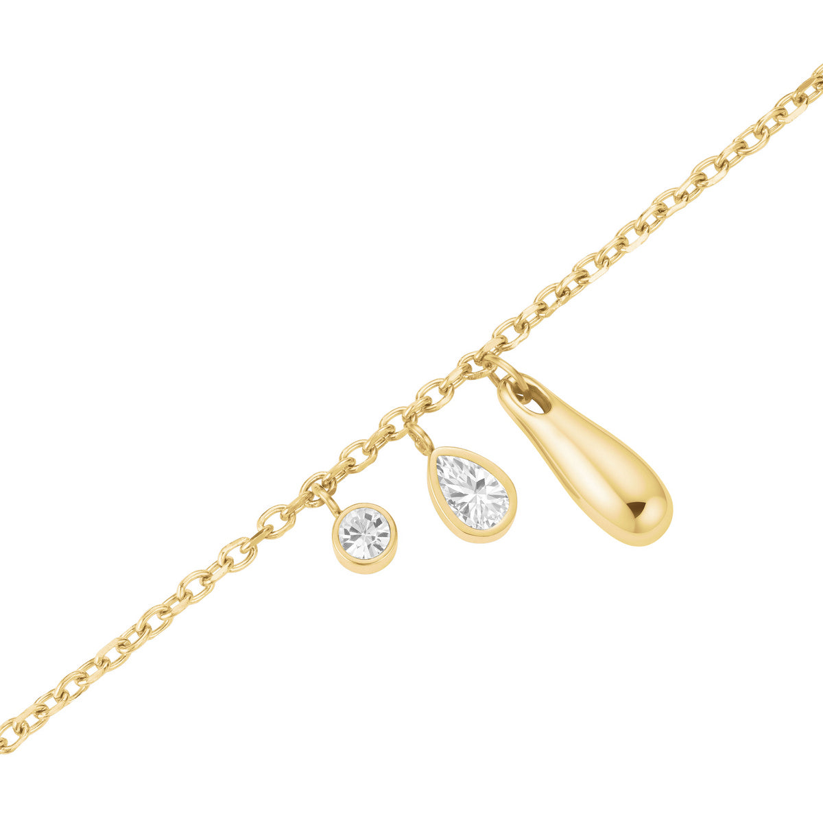 Rosefield Armband Bold Solitary Charms JBBCG-J1211 Goudkleurig