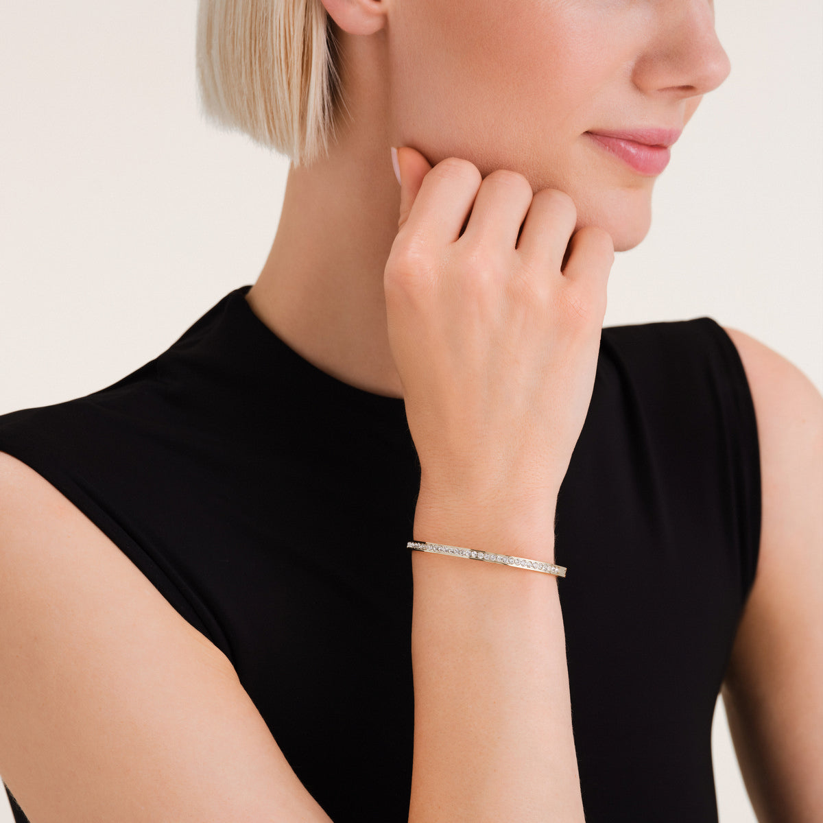 Rosefield Armband Crystal JBCBG-J1033 Goudkleurig