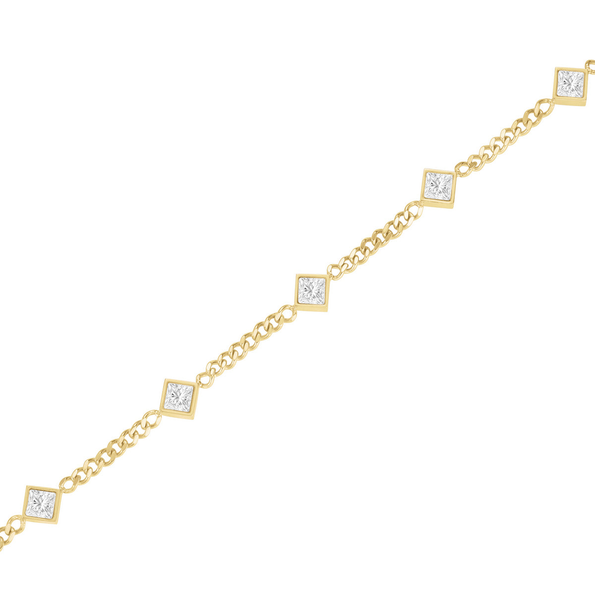 Rosefield Armband Playful Crystals Princess JBCPG-J1172 Goudkleurig