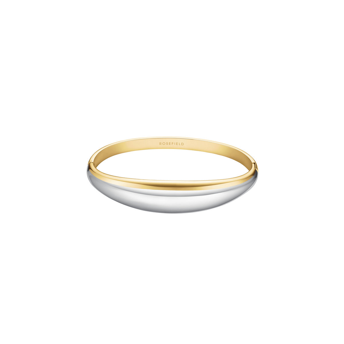 Rosefield Armband Dome Duotone JBDBD-J1218 Zilver-Goud Duo