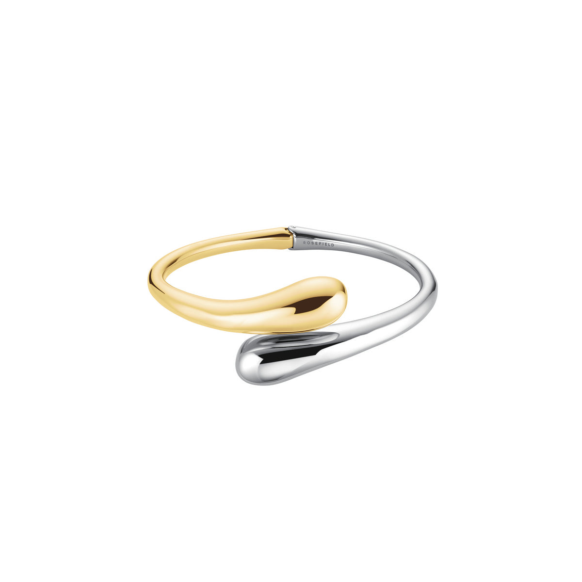 Rosefield Armband Dome Contrariè Duotone JBDCD-J1219 Zilver-Goud Duo