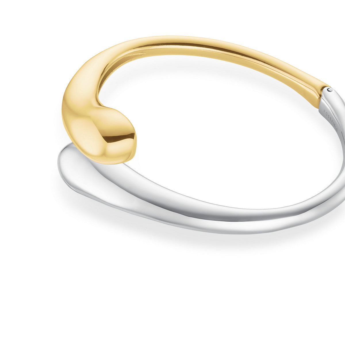 Rosefield Armband Dome Contrariè Duotone JBDCD-J1219 Zilver-Goud Duo