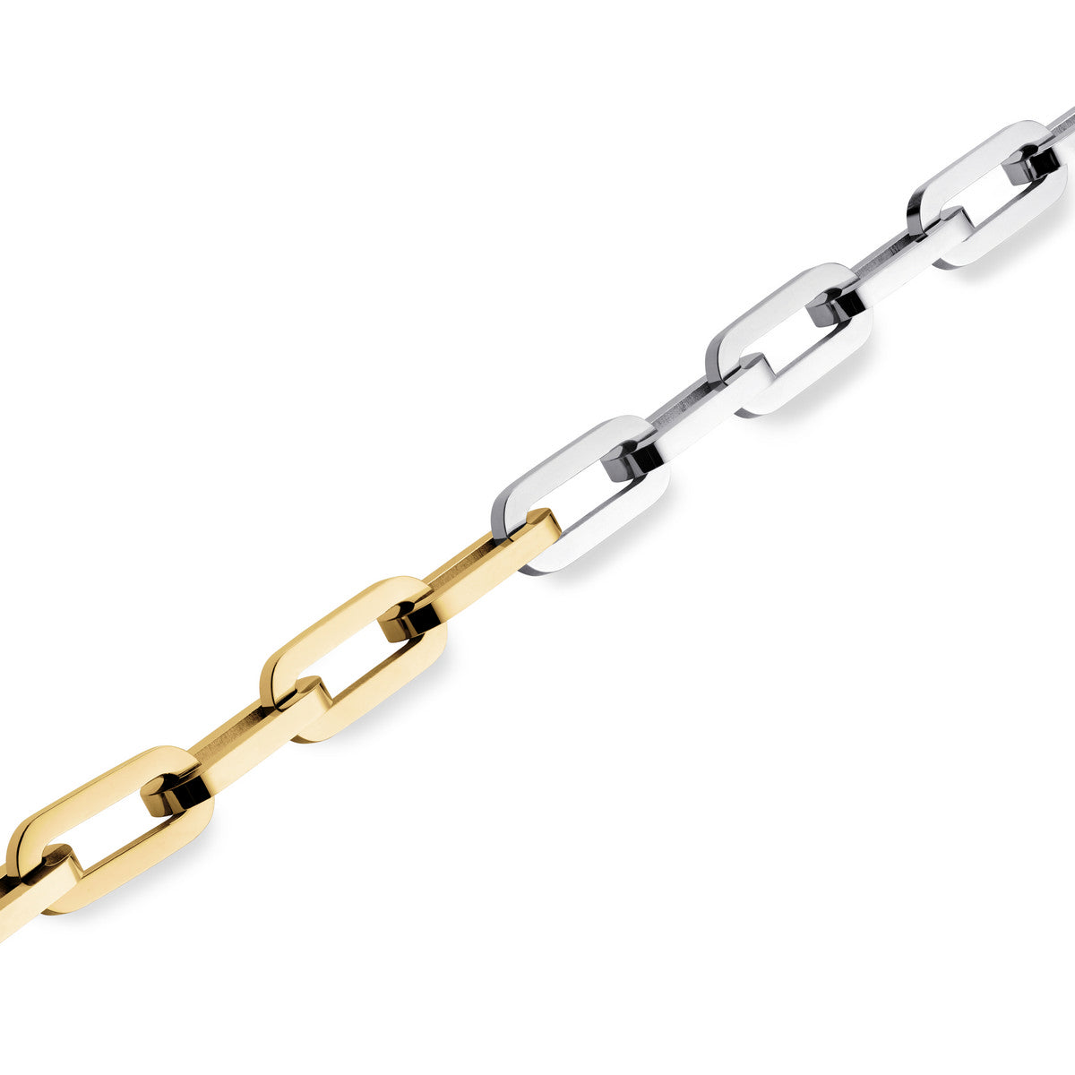 Rosefield Armband Duotone Chain JBDCG-J708 Zilver-Goud Duo