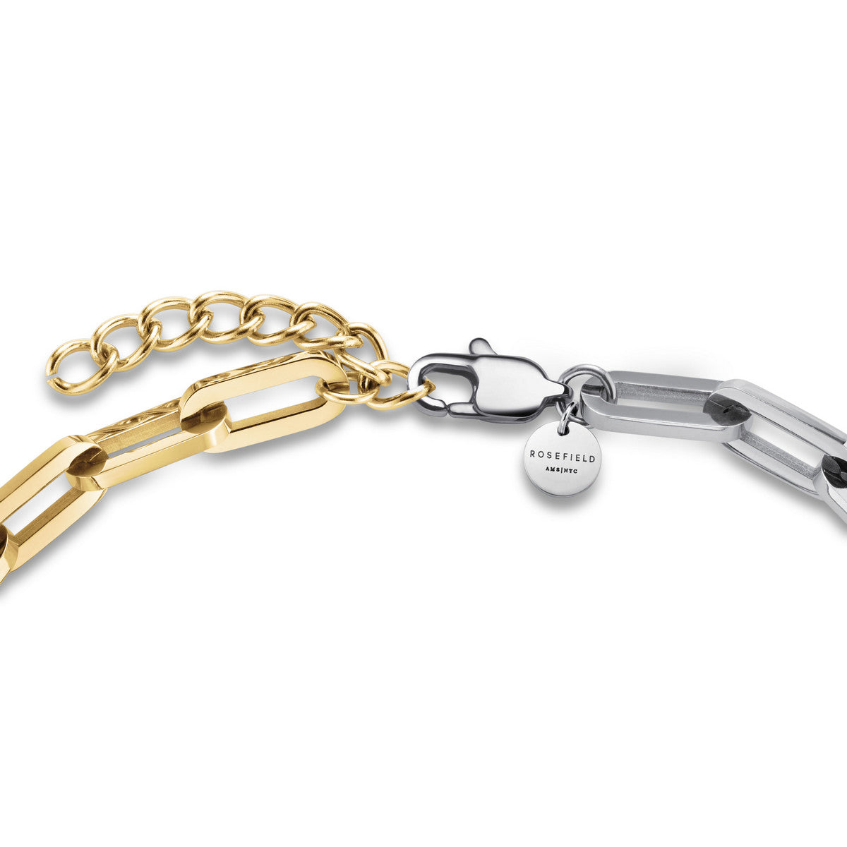 Rosefield Armband Duotone Chain JBDCG-J708 Zilver-Goud Duo