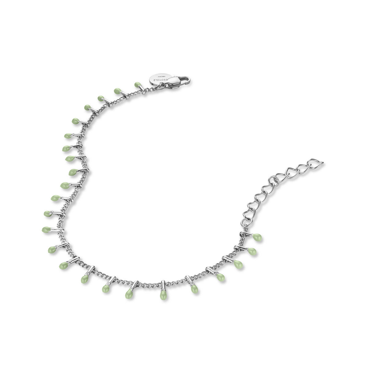Rosefield Armband Double Crystal JBDCS-J1214 Zilverkleurig