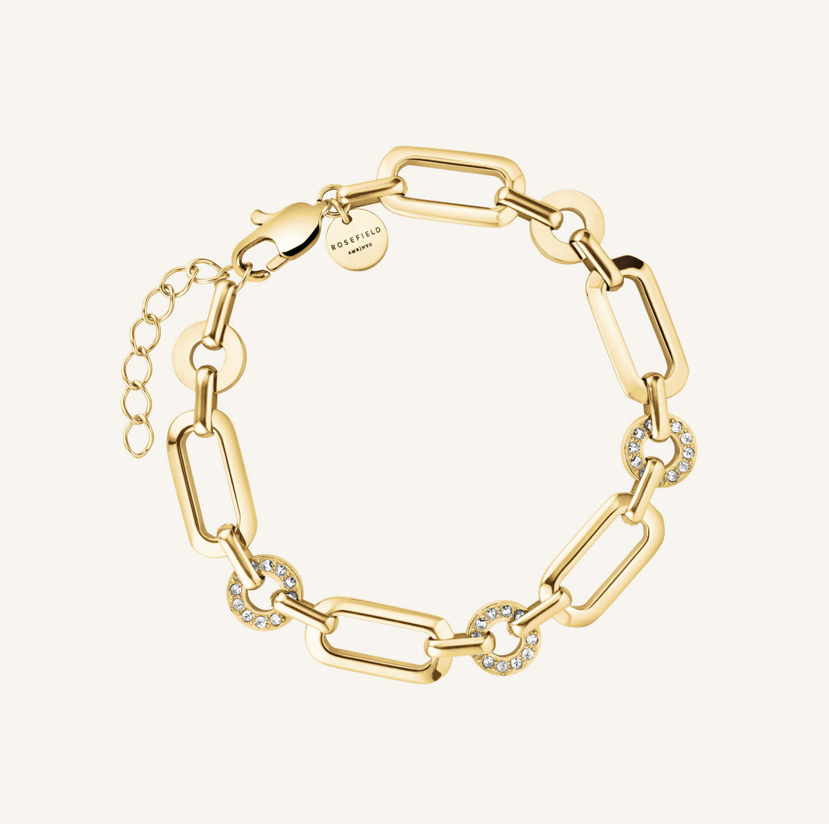 Rosefield Armband Multi Octagon JBOSG-J900 Goudkleurig