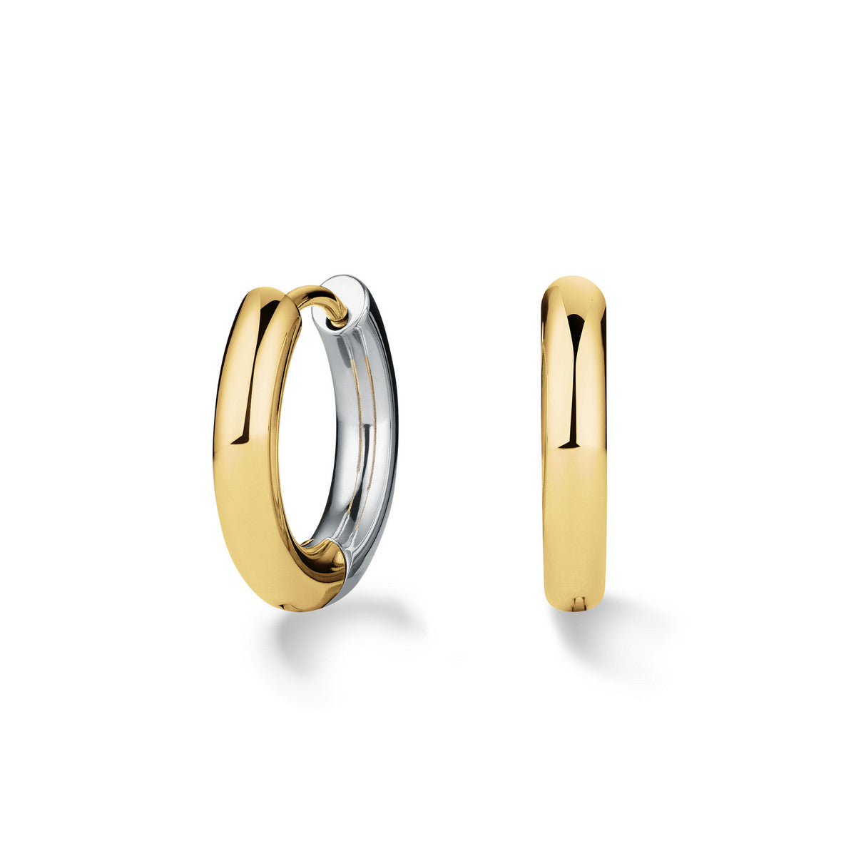 Rosefield Oorbellen Dual Hoops JEDHG-J585 Goudkleurig