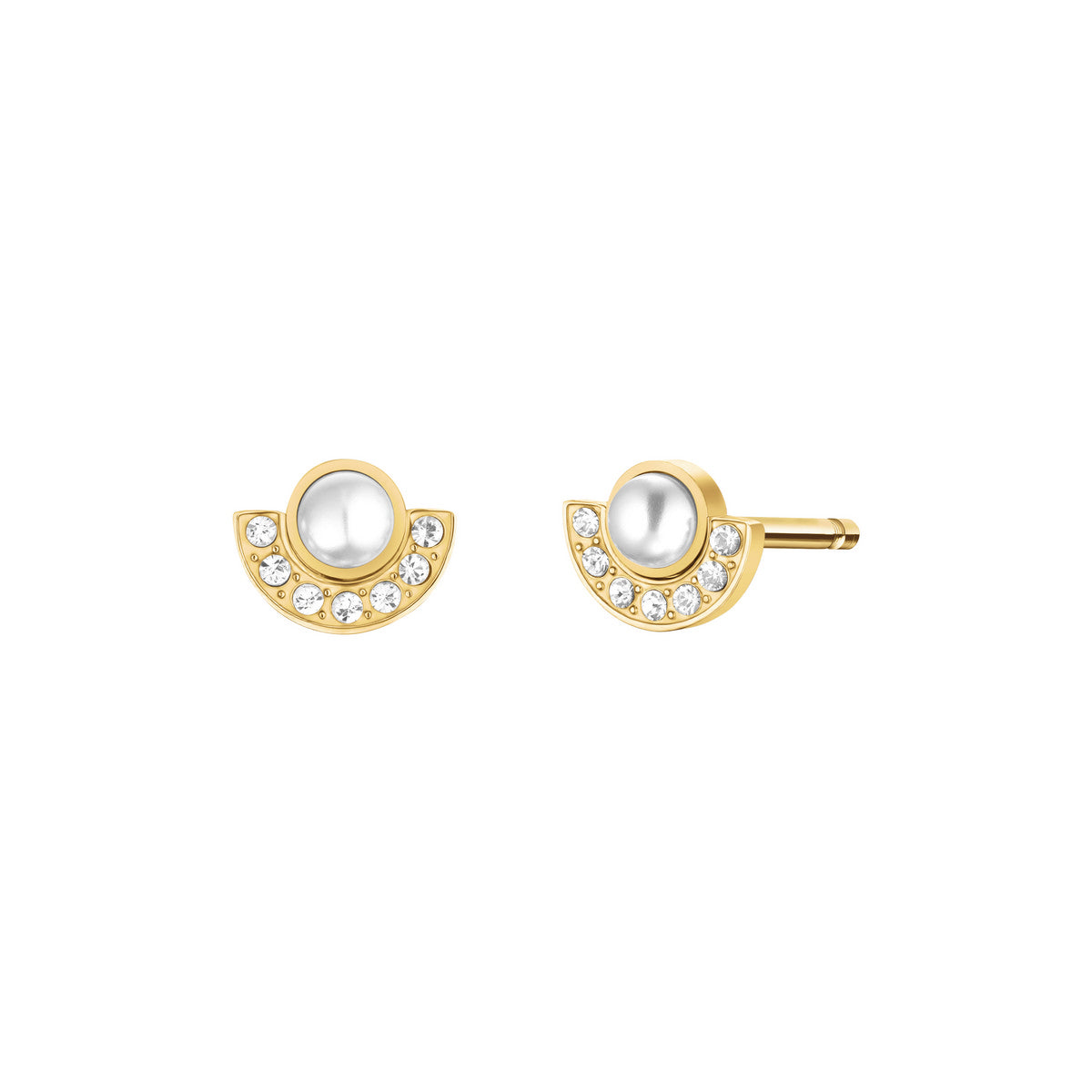 Rosefield Oorbellen Modern Pearl JEMPG-J1291 Goudkleurig