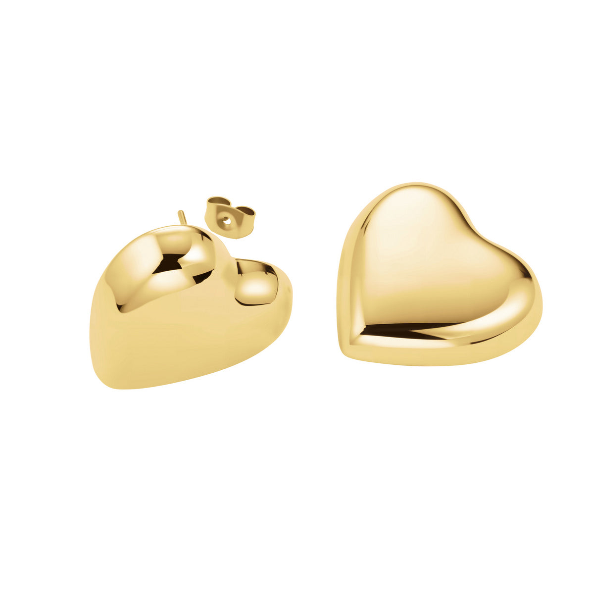 Rosefield Oorbellen Puffy Heart JEPHG-J983 Goudkleurig
