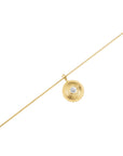 Rosefield Ketting Bold Solitary Coin Goudkleurig Verguld 14K Goud Stainless Steel Dames - JNBCG-J1206
