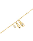 Rosefield Ketting Bold Solitary Charms Goudkleurig Verguld 14K Goud Stainless Steel Dames - JNBCG-J1209