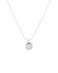 Rosefield Ketting Bold Solitary Coin Zilverkleurig Rhodium Plated Stainless Steel Dames - JNBCS-J1207