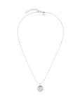 Rosefield Ketting Bold Solitary Coin Zilverkleurig Rhodium Plated Stainless Steel Dames - JNBCS-J1207