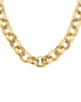 Rosefield Ketting Chunky Roll Goudkleurig Verguld 14K Goud Stainless Steel Dames - JNCNG-J892