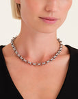 Rosefield Ketting Chunky Roll Zilverkleurig Rhodium Plated Stainless Steel Dames - JNCNS-J895