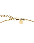 Rosefield Ketting Ridged Heart Pendant Goudkleurig Verguld 14K Goud Stainless Steel Dames - JNHPG-J1007