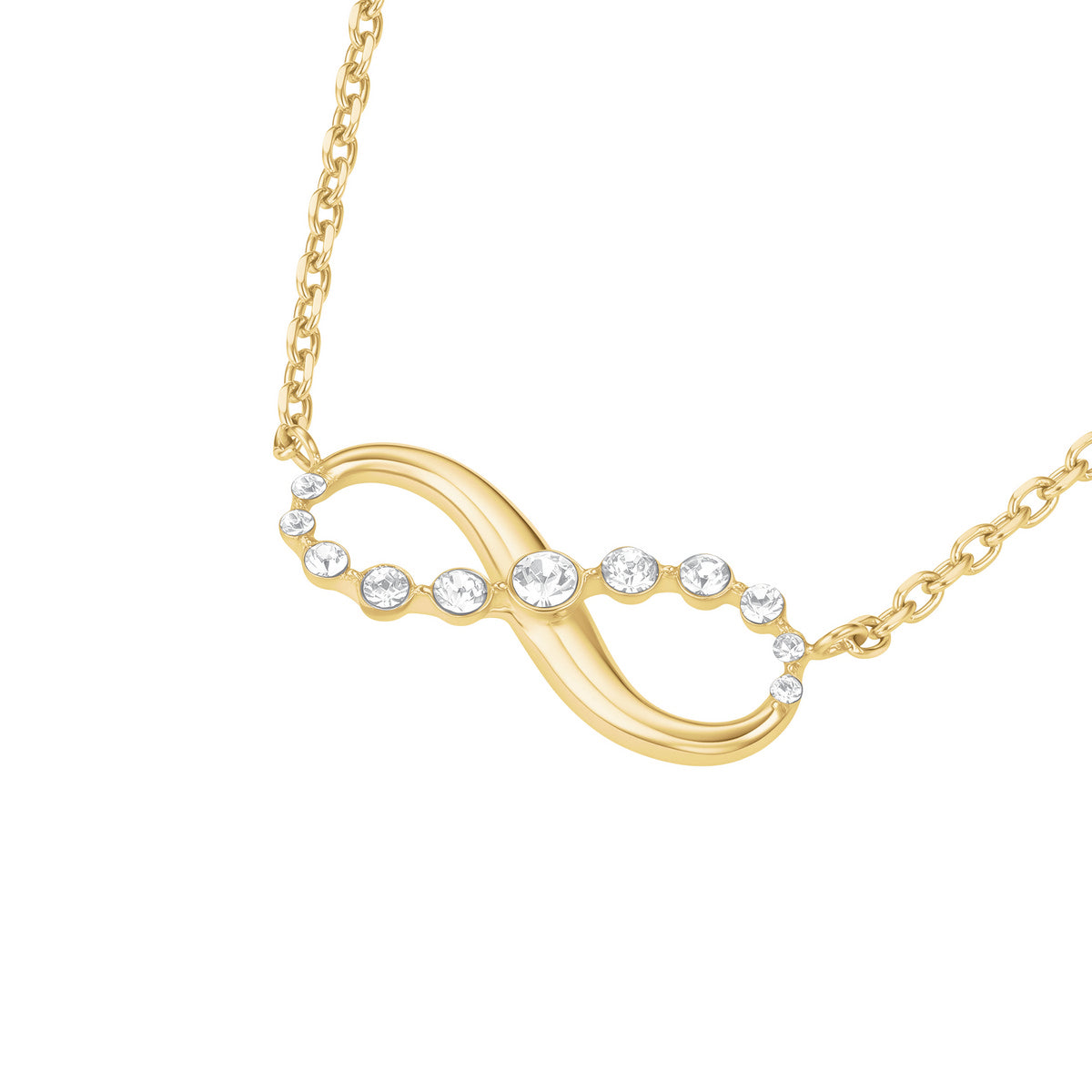 Rosefield Ketting Infinity JNING-J1311 Goudkleurig