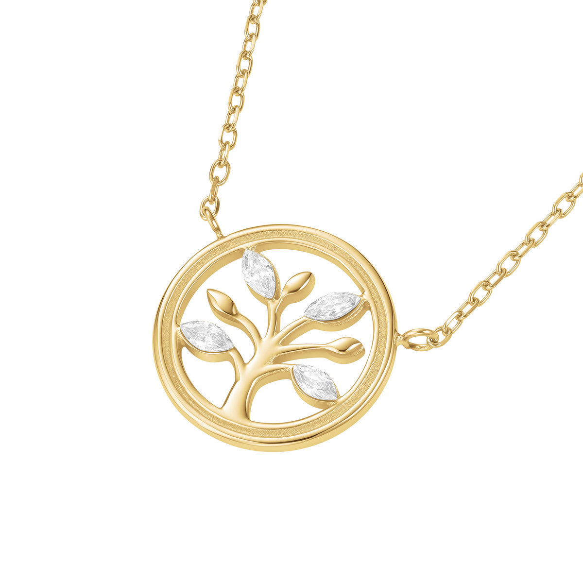 Rosefield Ketting Tree of Life JNLNG-J1319 Goudkleurig