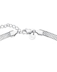 Rosefield Ketting Large Snake Zilverkleurig Rhodium Plated Stainless Steel Dames - JNLSS-J1186