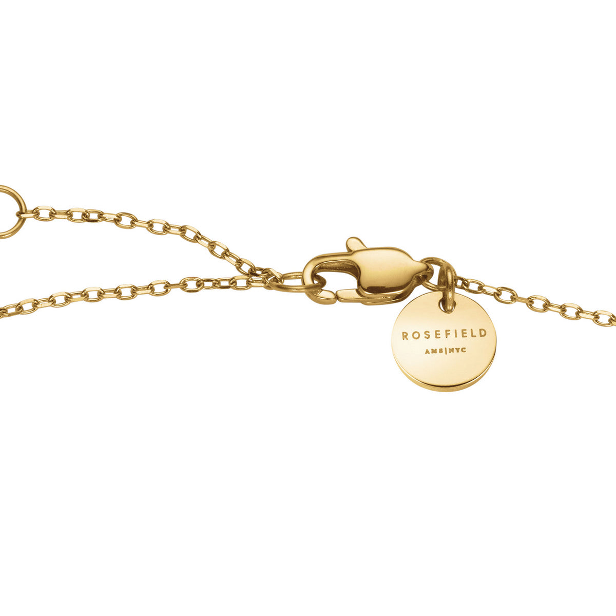 Rosefield Ketting Pave Heart Gold JNPHG-J1273 Goudkleurig