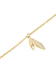 Rosefield Ketting Pave Lariat Goudkleurig Verguld 14K Goud Stainless Steel Dames - JNPLG-J1233
