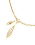 Rosefield Ketting Pave Lariat Goudkleurig Verguld 14K Goud Stainless Steel Dames - JNPLG-J1233