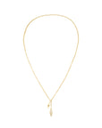 Rosefield Ketting Pave Lariat Goudkleurig Verguld 14K Goud Stainless Steel Dames - JNPLG-J1233