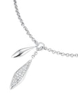 Rosefield Ketting Pave Lariat Zilverkleurig Rhodium Plated Stainless Steel Dames - JNPLS-J1234