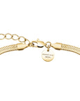 Rosefield Ketting Snake Heart Choker Ruby Goudkleurig Verguld 14K Goud Stainless Steel Dames - JNSRG-J1004