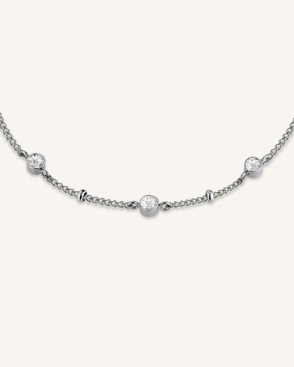 Rosefield Armband Crystal JTBTS-J431 Zilverkleurig