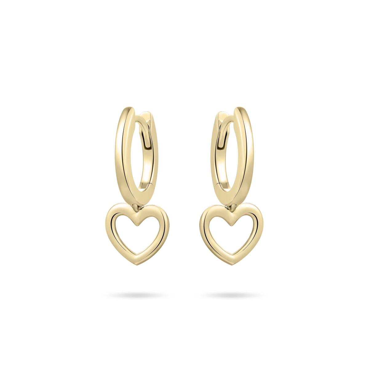 Gisser Oorringen Zilver Geel Verguld – KC1022Y