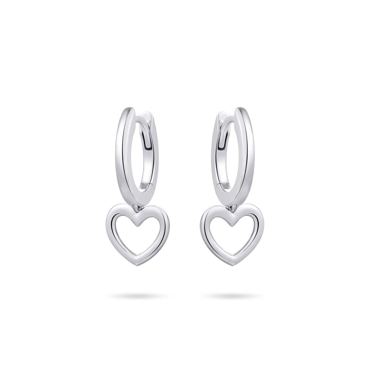 Gisser Oorringen Zilver Gerhodineerd – KC1022
