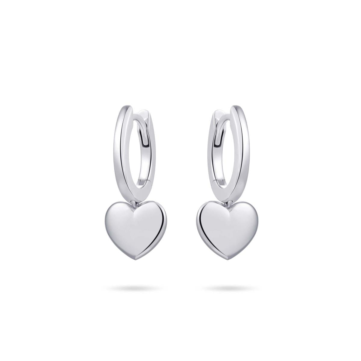 Gisser Oorringen Zilver Gerhodineerd – KC1026