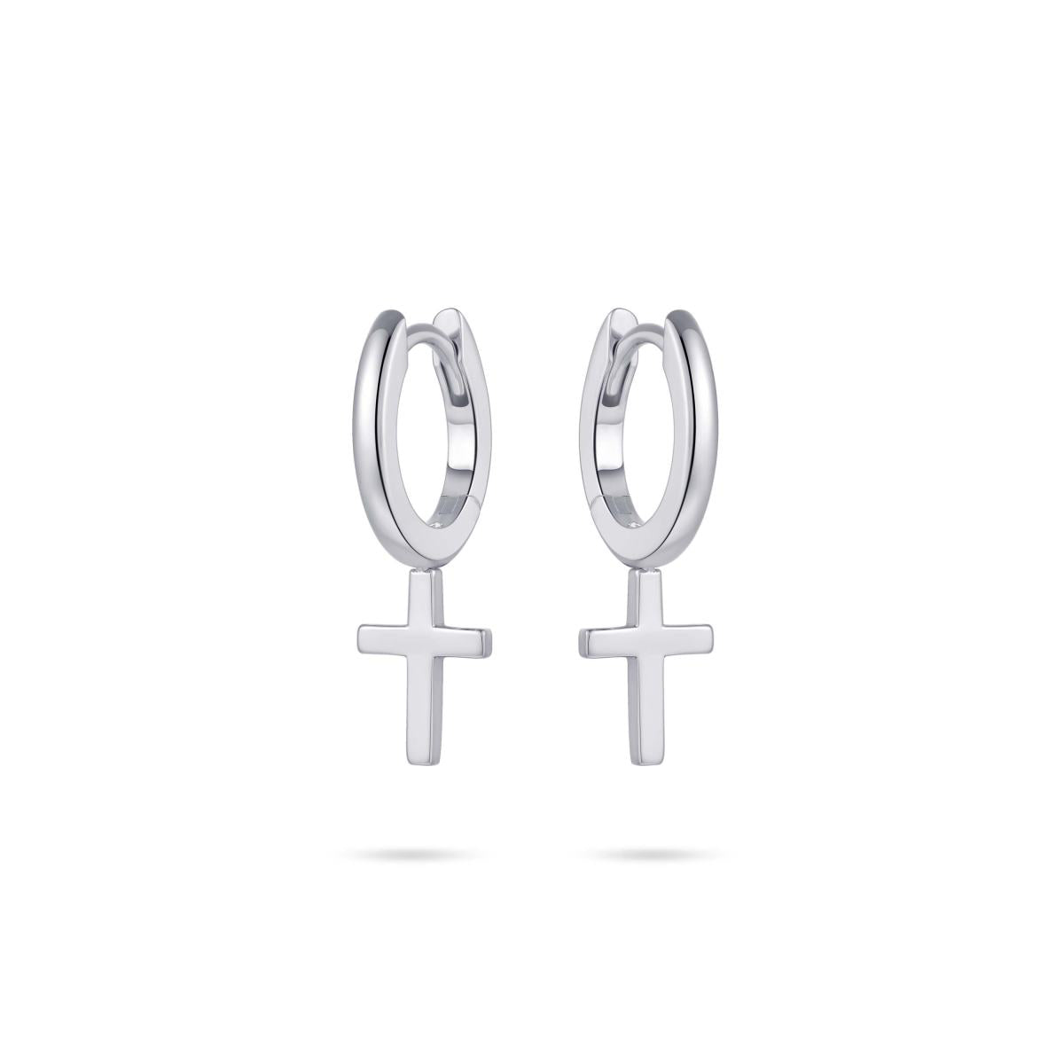 Gisser Oorringen Zilver Gerhodineerd – KC1027