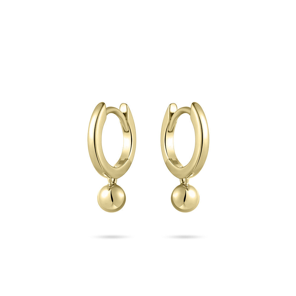 Gisser Oorringen Zilver Geel Verguld – KC1033Y