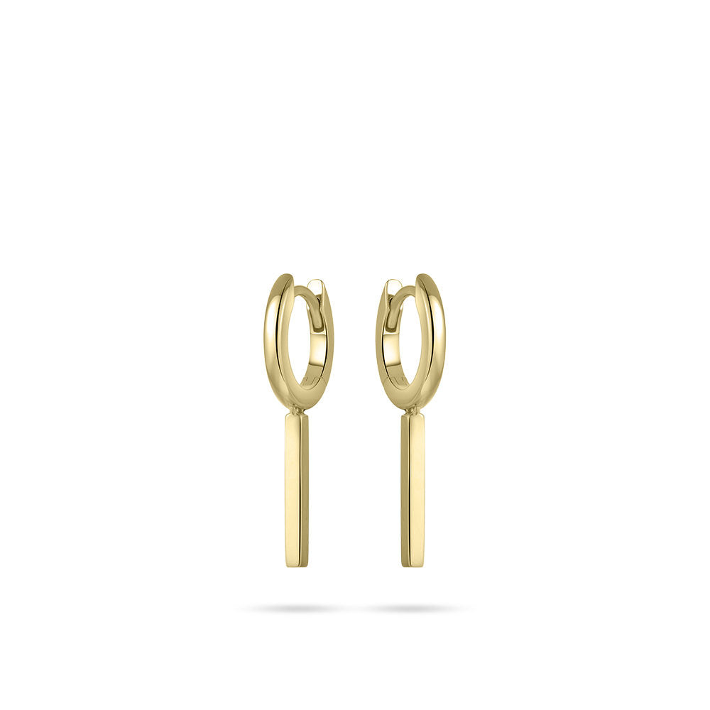 Gisser Oorringen Zilver Geel Verguld – KC1035Y